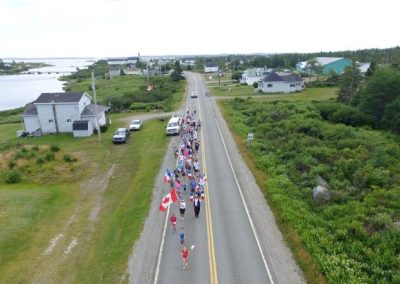 Tor Bay Acadien Society - 2016 Festival Savalette: Tintamarre marchers