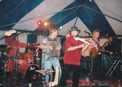 Tor Bay Acadien Society - Bob Weber tests his skills with the Cajun Washboard