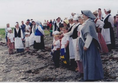 Tor Bay Acadien Society - reenactment of the 1797 arrival of Acadian families from Chezzetcook by land and sea.
