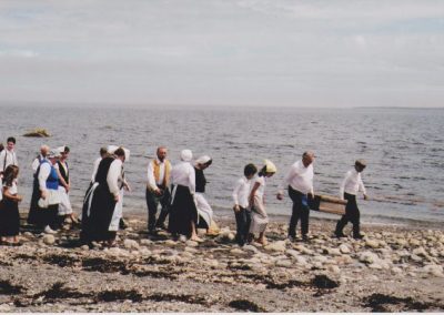 Tor Bay Acadien Society - reenactment of the 1797 arrival of Acadian families from Chezzetcook by land and sea.