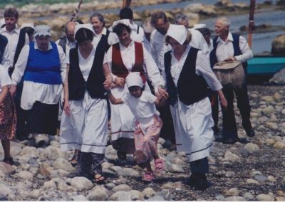 Tor Bay Acadien Society - reenactment of the 1797 arrival of Acadian families from Chezzetcook by land and sea.