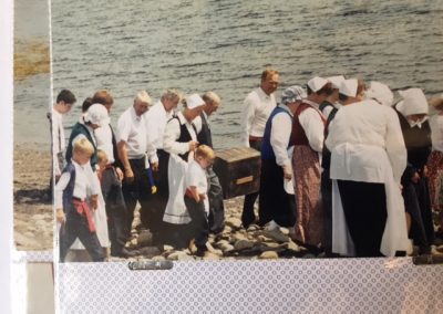 Tor Bay Acadien Society - reenactment of the 1797 arrival of Acadian families from Chezzetcook by land and sea.
